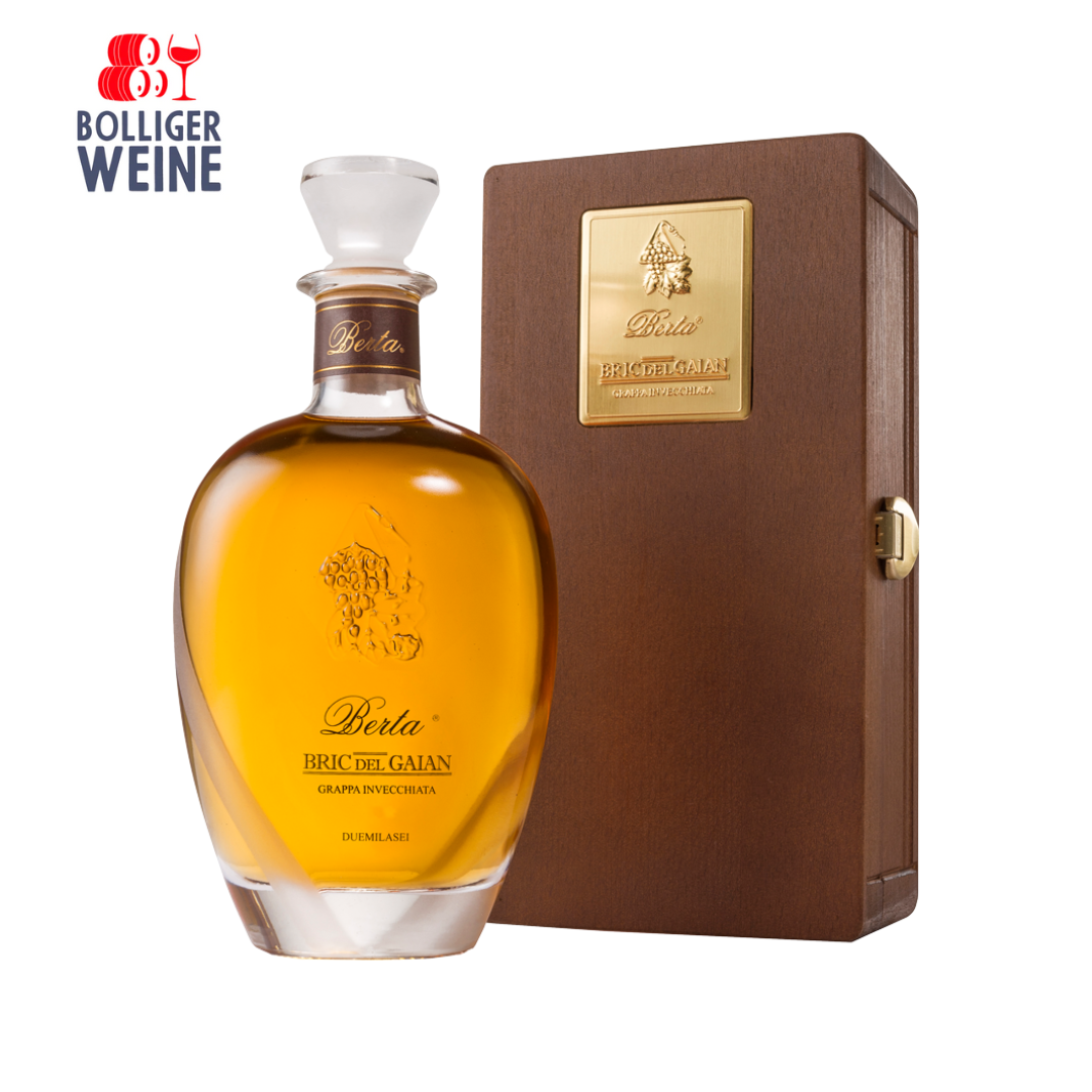 X Grappa Berta Bric del Gaian 2014 - 0.7l in Holzkiste