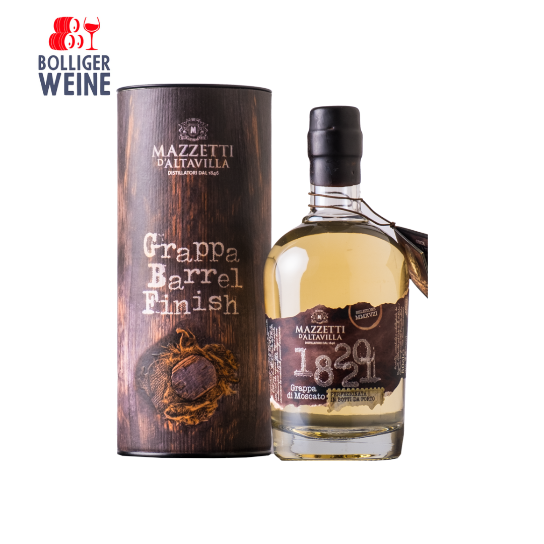 X Grappa di Moscato 1820-21 Special Cask finish (Mazzetti) - 0.5l