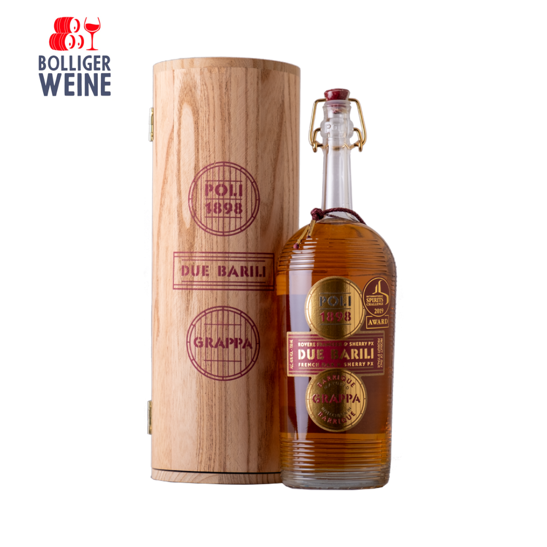 X Grappa Poli due Barili 0.7l - in Holzkiste