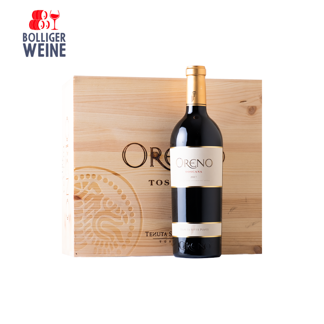 Oreno Toscana IGT - Tenuta Sette Ponti 2020 - 0.75l in 6er Holzkiste