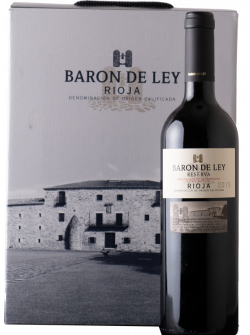 Baron de Ley Reserva D.O.Ca Rioja 2015 0.75L - 3er Geschenk-Set