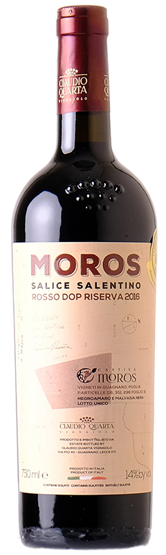 Moros Salice Salentino Riserva DOP 2016